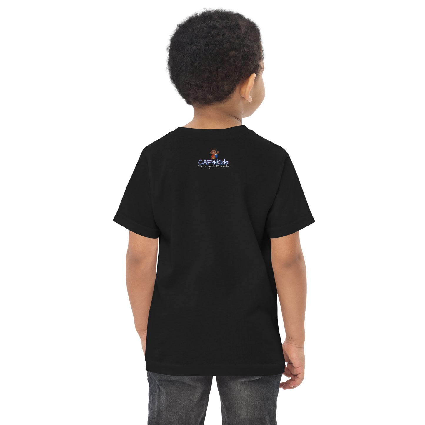CAF4Kids Black Toddler T-shirt - Letter K