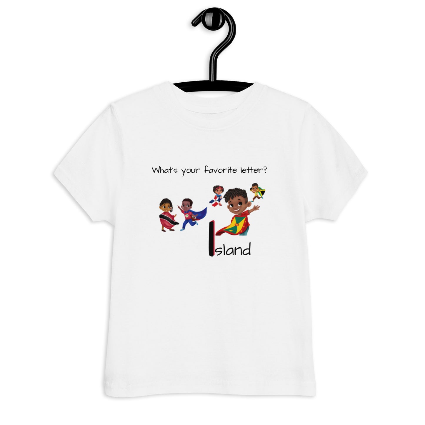 CAF4Kids White Toddler T-shirt - Letter I