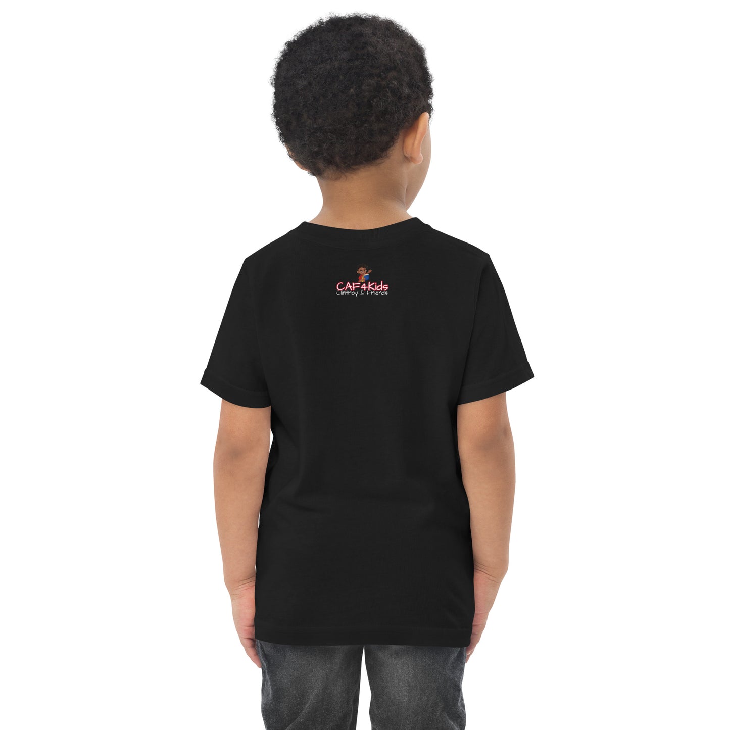 CAF4Kids Black Toddler T-shirt - Letter I