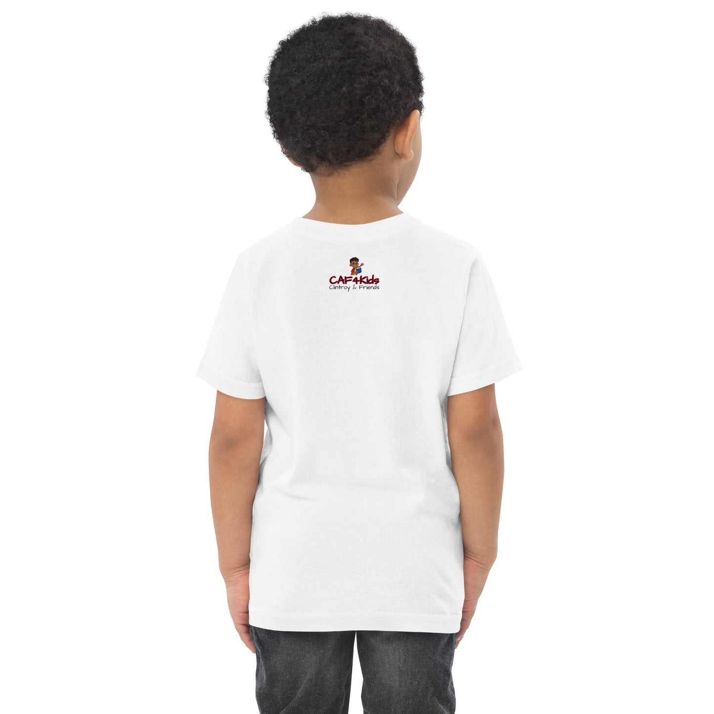 CAF4Kids White Toddler T-shirt - Letter W