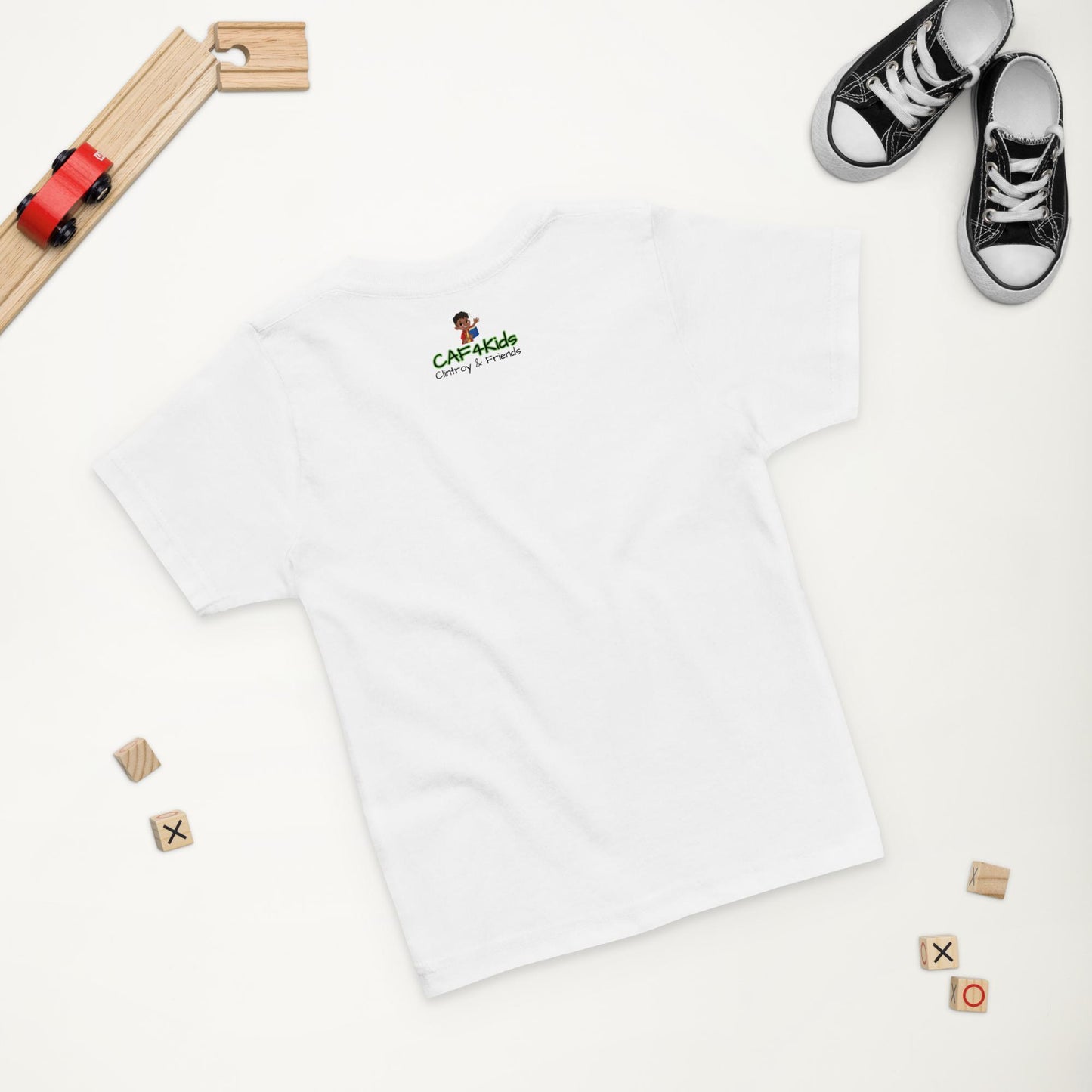 CAF4Kids White Toddler T-shirt - Letter Y